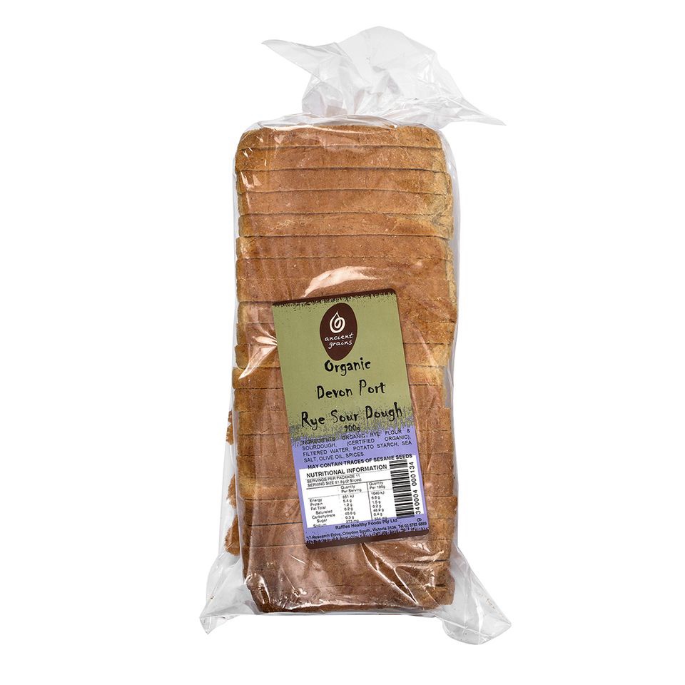 Ancient Grains Devonport Rye Sourdough Bread 900g - Wonthaggi Health