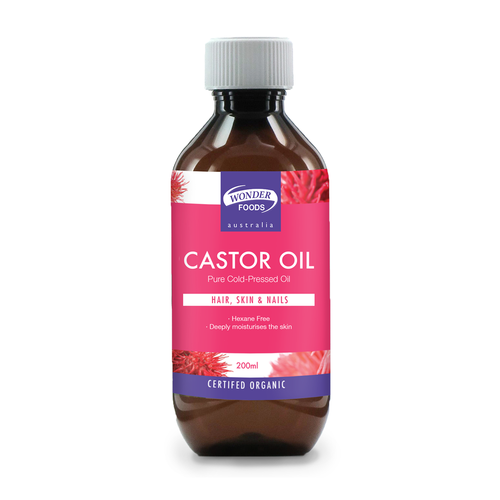 Hag Castor Wonder Foods Castor Oil Cold Pressed 200ml - Wonthaggi Health