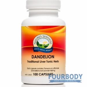 Natures Sunshine Dandelion 100Caps