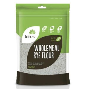Lotus Wholemeal Rye Flour 1kg